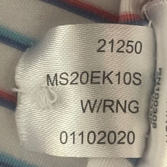 Peter Millar Mens Summer Comfort Short Sleeve Striped Polo Size L Preppy Golf - Picture 6 of 8